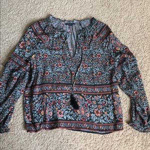 Long sleeve blouse